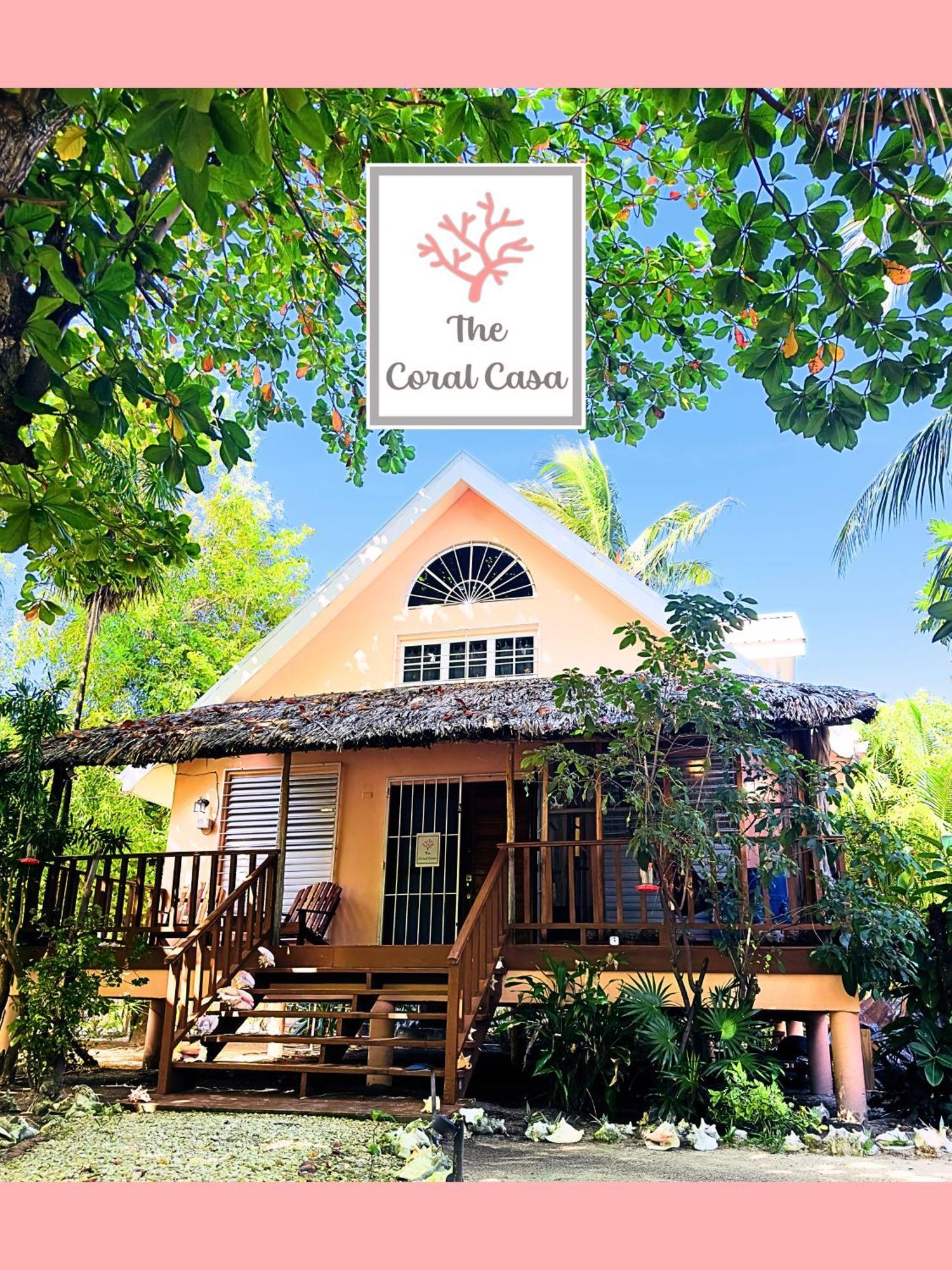 Villa The Coral Casa Caye Caulker Esterno foto